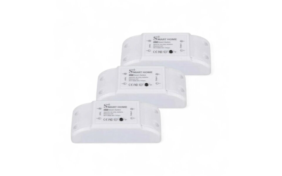Smartlife Domotica 3-PACK | 10Amp Slimme inbouw stroom onderbrekers