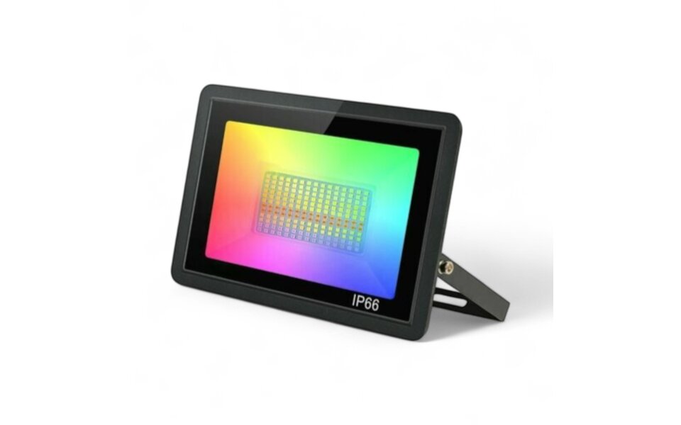 Smartlife Domotica Wifi Schijnwerper (Floodlight) RGBCW 100 Watt IP66 (waterdicht) Smartlife Domotica Wifi Schijnwerper (Floodlight) RGBCW 100 Watt IP66 (waterdicht)