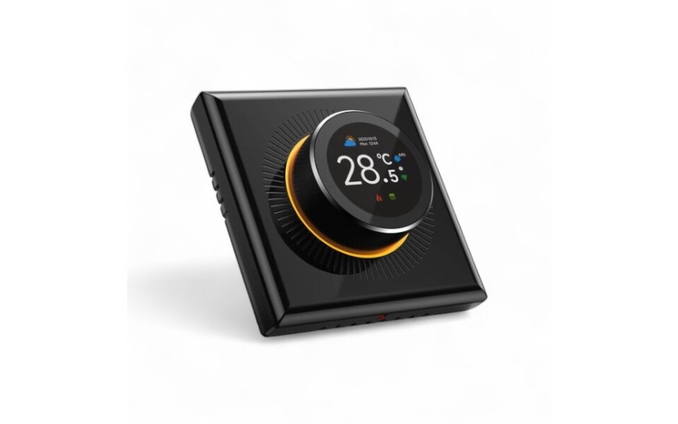 Smartlife Domotica Wifi Inbouw Thermostaat met Draaiknop voor C.V. Installatie (zwart) Smartlife Domotica Wifi Inbouw Thermostaat met Draaiknop voor C.V. Installatie (zwart)