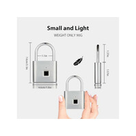 Hangslot met vingerafdruk | Biometrisch | USB-oplaadbaar | Waterdichtuur Hangslot met vingerafdruk | Biometrisch | USB-oplaadbaar | Waterdichtuur