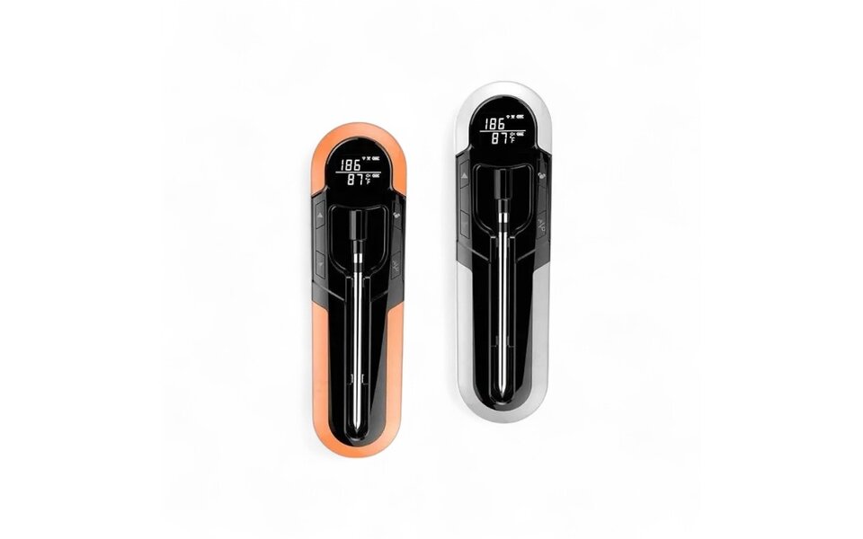 Smartlife Domotica Draadloze BBQ Thermometer Orange 150 meter