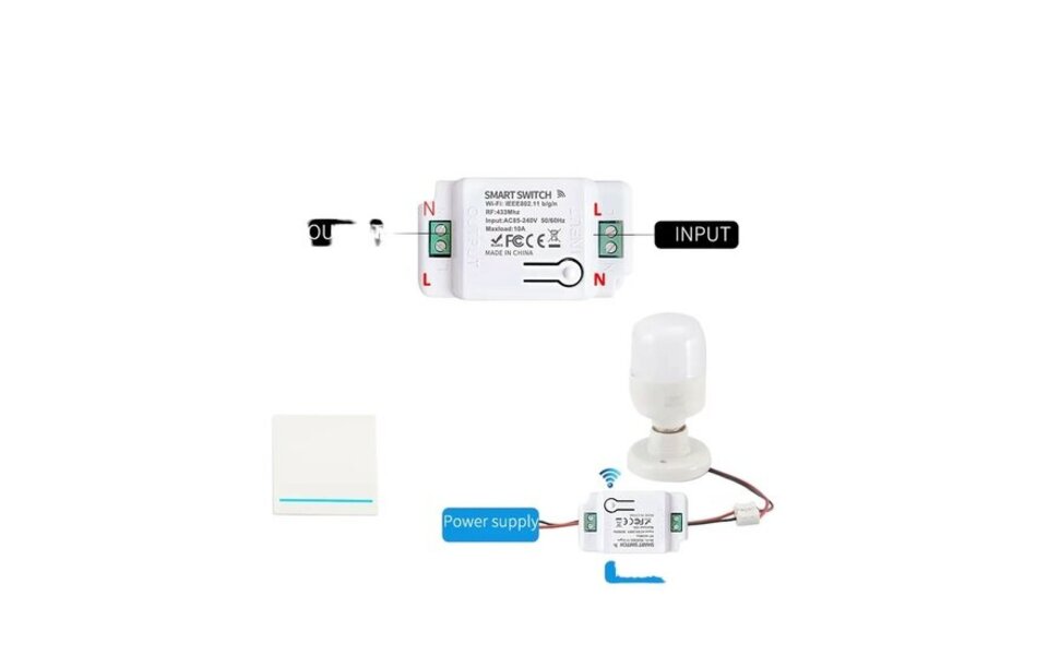 Smartlife Domotica RF 433 Mhz Slimme Draadloze Schakelaar Zwart (3-knoppen) - SET Smartlife Domotica RF 433 Mhz Slimme Draadloze Schakelaar Zwart (3-knoppen) - SET