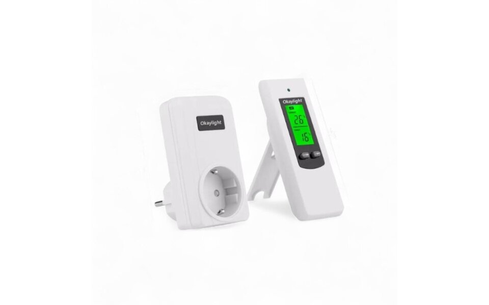 Smartlife Domotica Stekker Thermostaat met Afstandsbediening voor Verwarming en Airco Smartlife Domotica Stekker Thermostaat met Afstandsbediening voor Verwarming en Airco