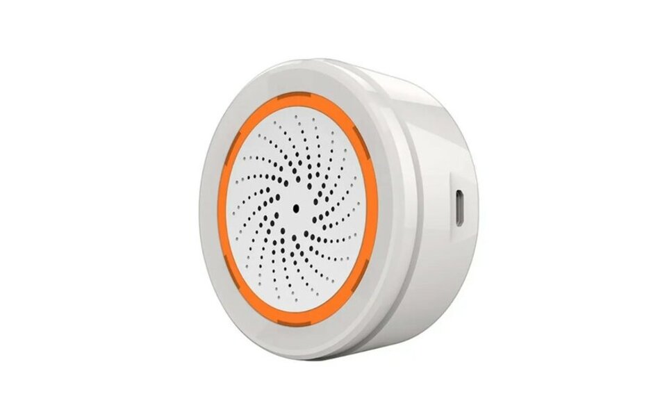 Smartlife Domotica Slimme Sirene | 90dB | Zigbee | USB-C & Batterijen