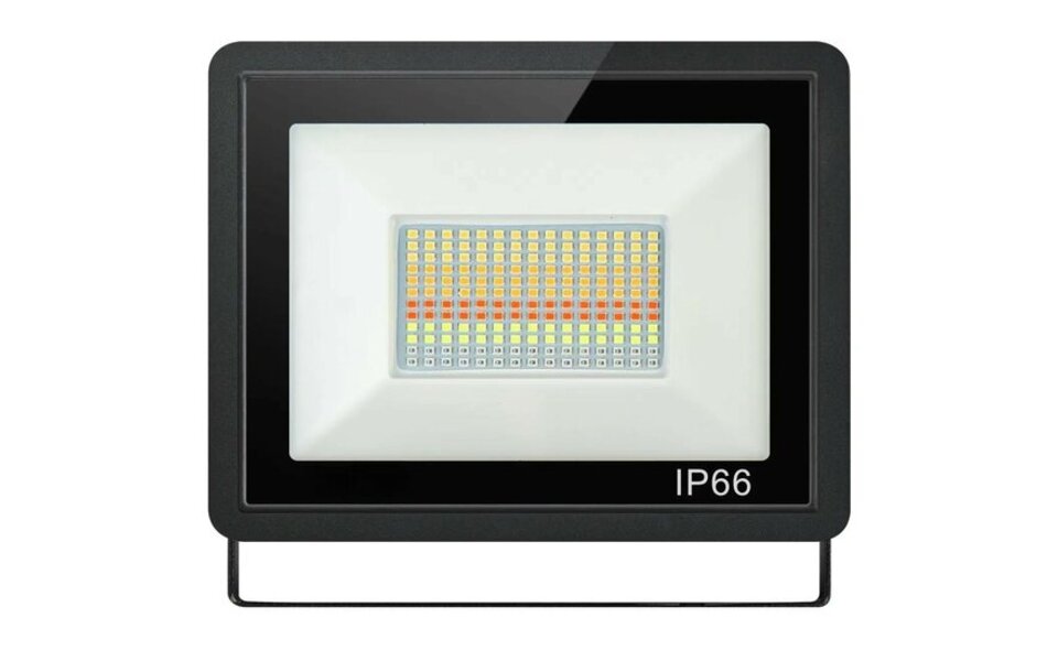 Smartlife Domotica Smart Floodlight 30W | RGBCW | IP66 | Outdoor | App & Spraakbediening