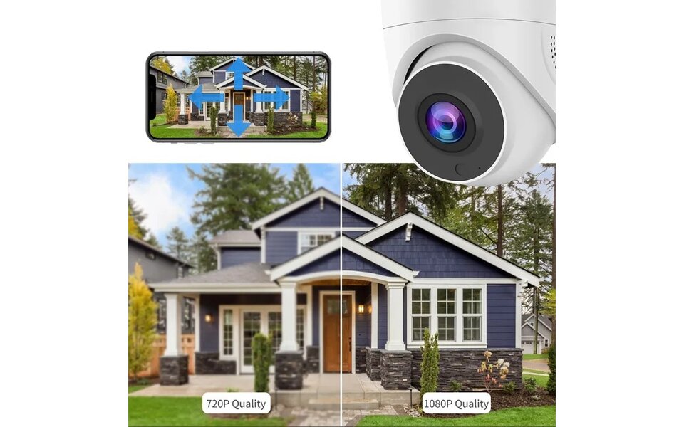 Smartlife Domotica WiFi Beveiligingscamera Dome Plafondmontage Basic