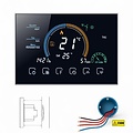Wifi Inbouw Thermostaat met Touchscreen voor C.V. Installatie (zwart)