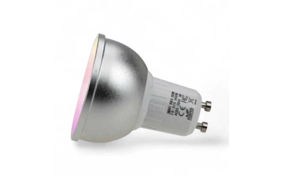 Smartlife Domotica WiFi Slimme spotlight GU10 5W RGB+CCT Smartlife Domotica WiFi Slimme spotlight GU10 5W RGB+CCT