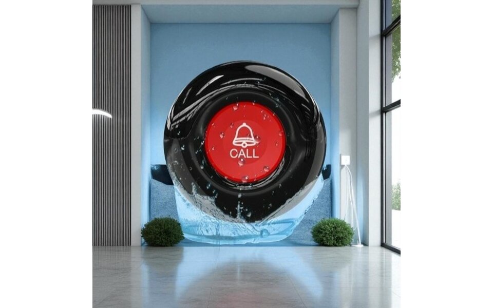 Smartlife Domotica Losse Zwarte Noodknop t.b.v. SOS Alarmset (werkt niet standalone)