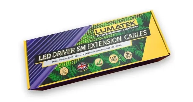 Lumatek Lumatek LED 5m Extension Cables 2.0 (x2) Lumatek Lumatek LED 5m Extension Cables 2.0 (x2)