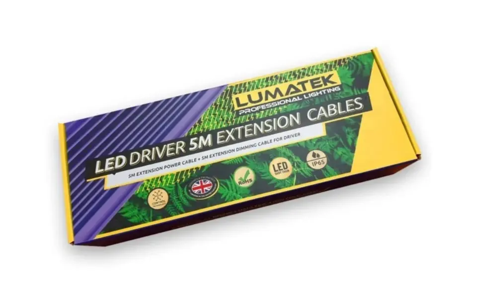 Lumatek Lumatek LED 5m Extension Cables 2.0 (x2) Lumatek Lumatek LED 5m Extension Cables 2.0 (x2)
