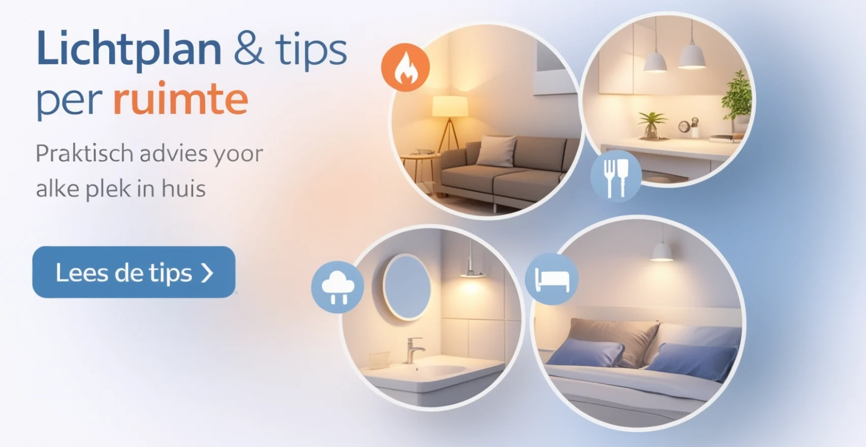 Lichtplan & tips per ruimte