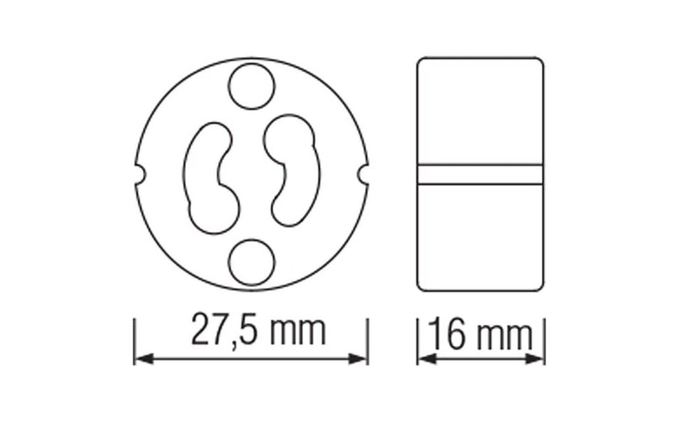 HLW LED GU10 Fitting Keramisch - Duurzame Lamp Fitting met 15cm Draad voor LED Spots