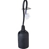 E27 Fitting Zwart - Verhuisfitting met 15cm Draad