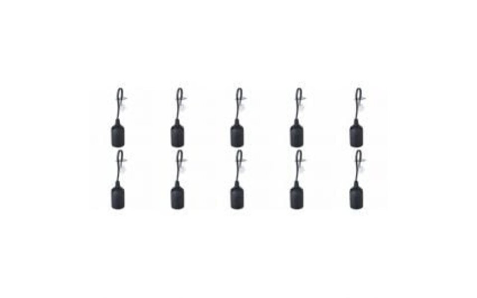 HLW LED Moving Fitting 10 Pieces - E27 Fitting/Holder with 15cm Wire LED Accessories