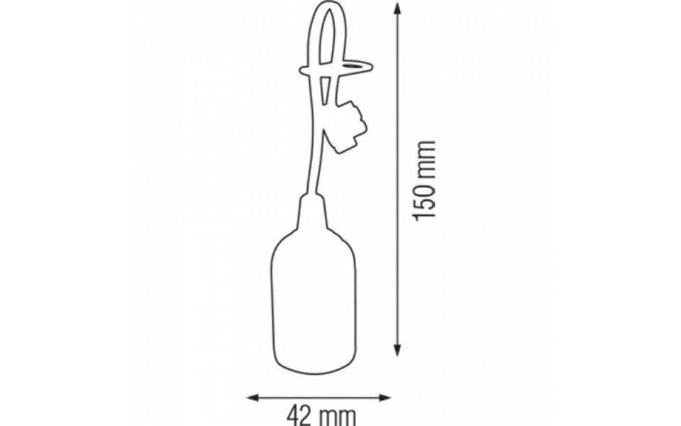 HLW LED Set of 10 Moving Fittings - E27 Fitting/Holder White with 15cm Wire