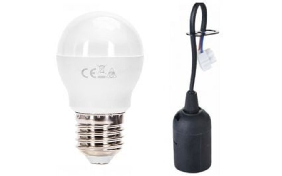 HLW LED Verhuisfitting Set 10 Stuks - E27 Lamp Fitting - 10W LED Natuurlijk Wit 4000K