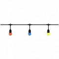 String Light Cable 10m with 10 E27 Lamp Fittings - 750W LED Accessories