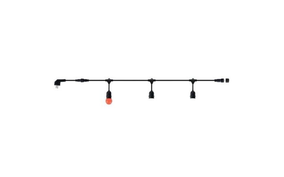 HLW LED String light 10m light cord with 10 E27 fittings - 1500W LED & string light accessories