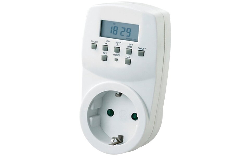 HLW LED Digital Timer Switch 3500W - Reliable LED Accessories Switch White