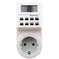 Aigi Tronan 3680W Timer Switch - Digital LED Accessory Switch White NL
