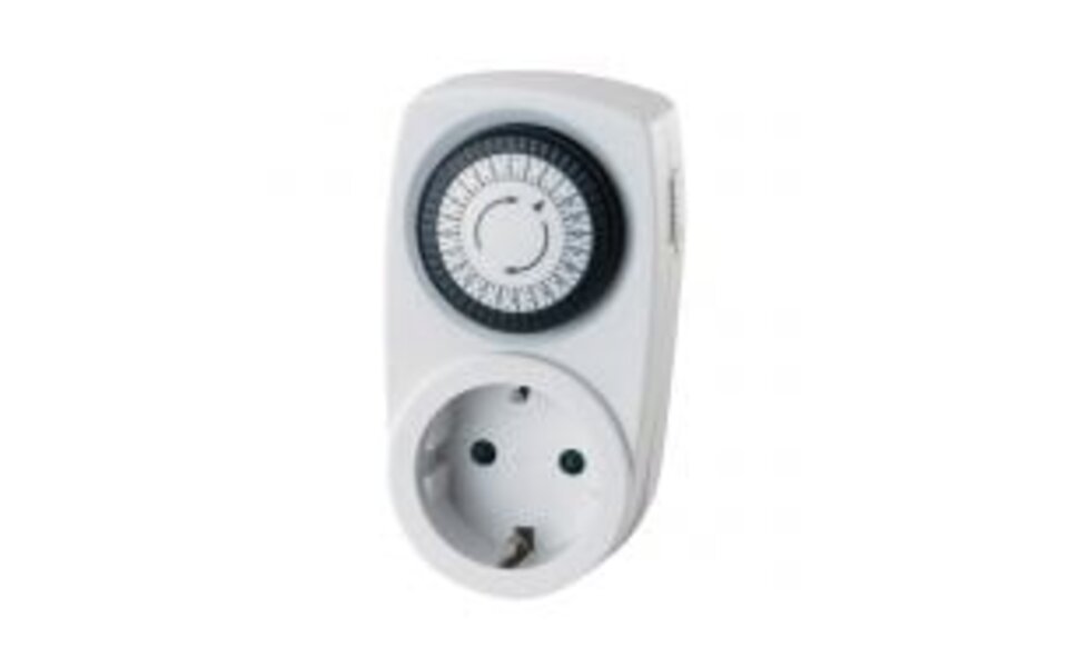 HLW LED Aigi Tronan 3680W Timer Switch - Digital LED Accessory Switch White NL