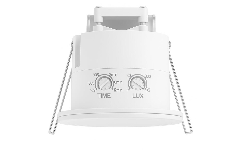 HLW LED Recessed Microwave Motion Sensor IP54 Ø76mm 1200W – LED Accessories with 360° Detection