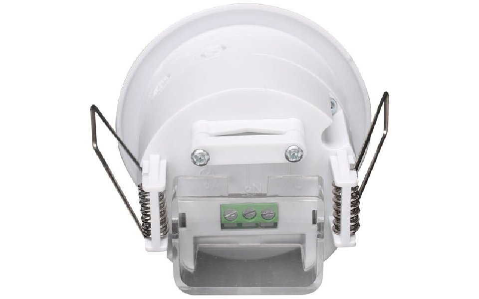 HLW LED Aigi Bewegingssensor Inbouw Rond Mat Wit - 360° detectie en 8m bereik, ideaal LED toebehoren