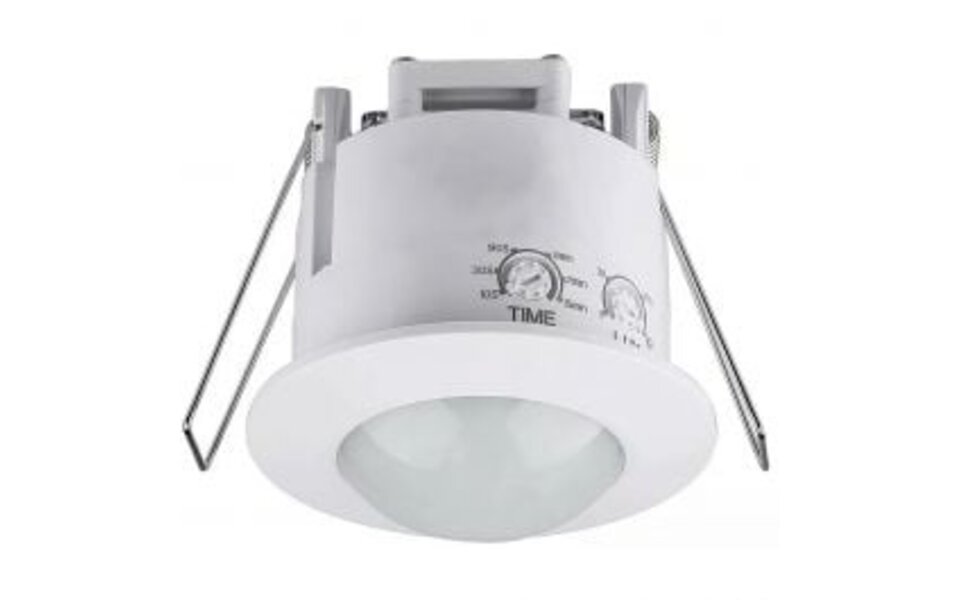 HLW LED Bewegingssensor Prixa Hatron - Inbouw Rond Mat Wit - 360° Detectie & LED Toebehoren HLW LED Bewegingssensor Prixa Hatron - Inbouw Rond Mat Wit - 360° Detectie & LED Toebehoren
