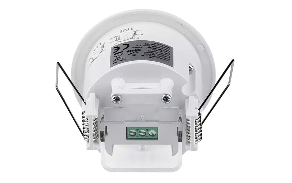 HLW LED Motion sensor Prixa Hatron - Recessed Round Matt White - 360° Detection & LED Accessories