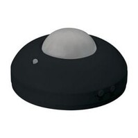 Motion sensor LED accessories - Round Matte Black 360° 6m