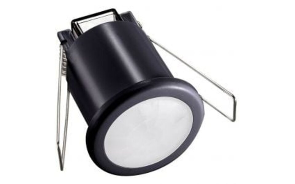 HLW LED Kozolux Motion Sensor PIR 200W LED Accessories - 6m, 360° Detection, Recessed, Black