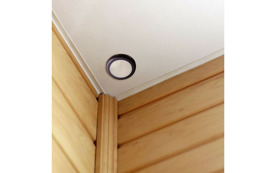 HLW LED Kozolux Motion Sensor PIR 200W LED Accessories - 6m, 360° Detection, Recessed, Black