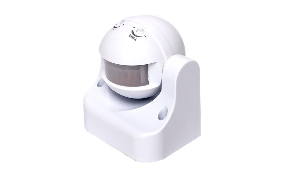HLW LED Motion sensor Aigi Infy - Round LED accessories, 180° detection & 12m range, splash-proof