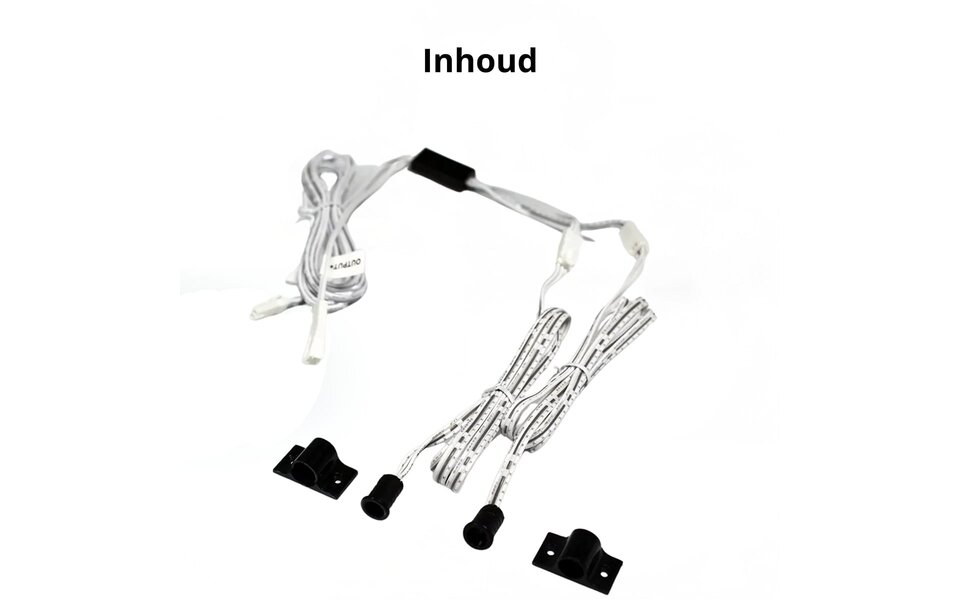 Velvalux Velvalux Motion Sensor for LED Stair Lighting - Recessed & Surface Mounted - Set of 2 Black Sensors