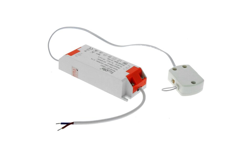 EcoDim EcoDim Dimmable LED Driver 12W - LED Transformer for Max. 4 Spotlights, 24-38V EcoDim EcoDim Dimmable LED Driver 12W - LED Transformer for Max. 4 Spotlights, 24-38V