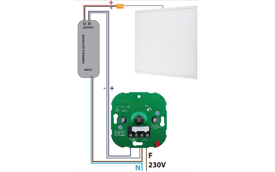 HLW LED Aigi 40W LED Driver - Dimmable LED Transformer for LED Accessories