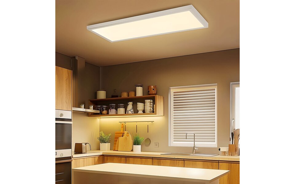 Velvalux Velvalux LED Panel Surface Mount Frame 30x120 - Aluminum White - LED Accessories