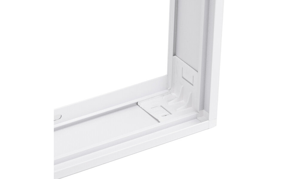 Velvalux Velvalux LED Paneel Opbouw Frame 30x120 - Aluminium Wit - LED Toebehoren