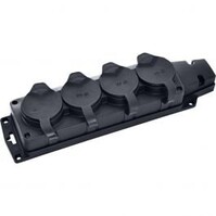 Outdoor Power Strip - 4 Outlets - Splashproof IP44