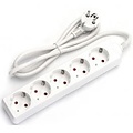 Power Strip Extension Cord 3680W - 5 Sockets - 1.5m Cable - Light Cord Plug Power Strip Extension Cord 3680W - 5 Sockets - 1.5m Cable - Light Cord Plug