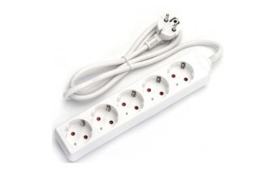 HLW LED Power Strip Extension Cord 3680W - 5 Sockets - 1.5m Cable - Light Cord Plug HLW LED Power Strip Extension Cord 3680W - 5 Sockets - 1.5m Cable - Light Cord Plug