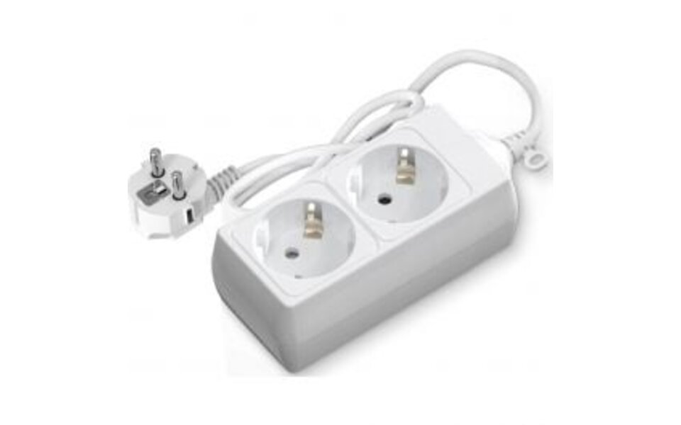 HLW LED Aigi Synci Stekkerdoos 3680W - 2 Stopcontacten & Verlengsnoer 1,5m - LED Toebehoren