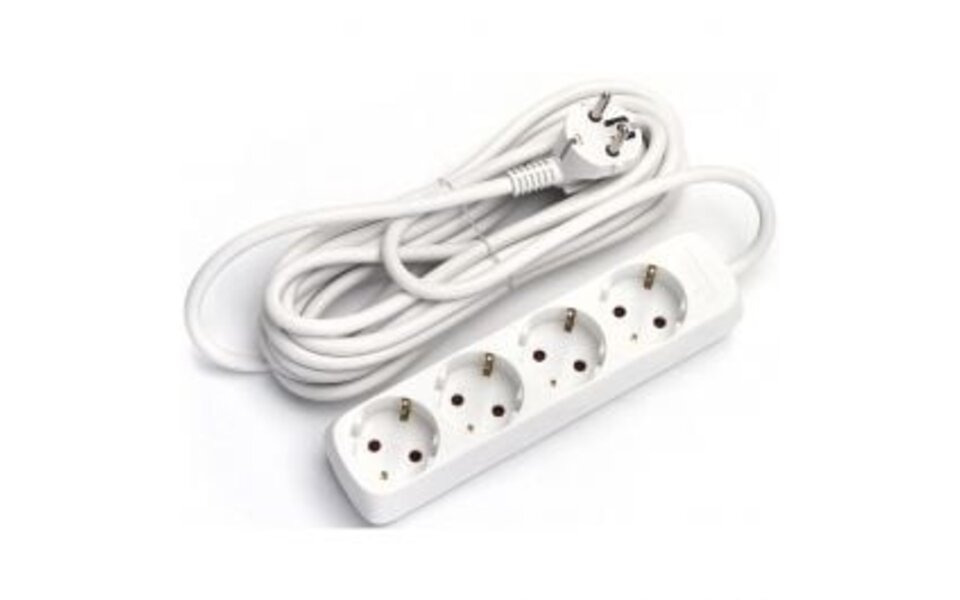 HLW LED Aigi Synci Power Strip Extension Cord 3680W - 4 Sockets - 1.5m Light Cord