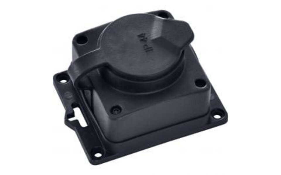HLW LED Spatwaterdichte Stekkerdoos Buiten IP44 - 1 Stopcontact met Randaarde | LED Toebehoren