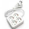 Power Strip Extension Cord 3680W - 4 Outlets White LED Accessories