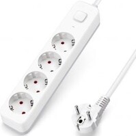 Power Strip with Switch 3680W - 4 Sockets & Extension Cord