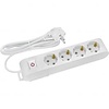 Power Strip with Switch - Extension Cord 1.5m - 4 Outlets