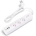Aigi Power Strip with USB - Extension Cord with 3 Outlets, 2 USB-A & 1 USB-C Aigi Power Strip with USB - Extension Cord with 3 Outlets, 2 USB-A & 1 USB-C