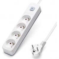 Power Strip with Switch & Extension Cord - 2300W, 4 Outlets